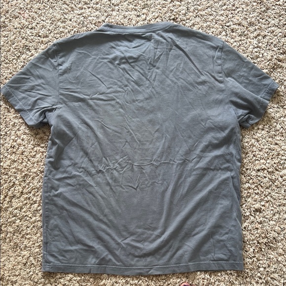 🔥3/$10 American Eagle Outfitters Charcoal Men's Tee - Picture 4 of 4